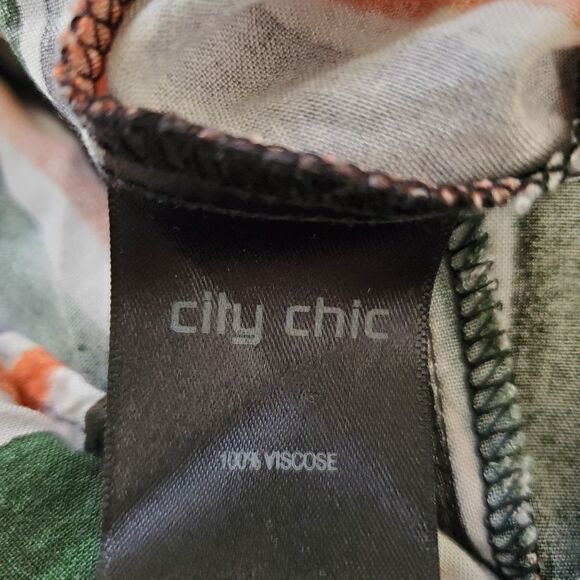 🌞 CITY CHIC 🌞 Jungle Stripe Maxi Sundress - [Size 16] - Picture 10 of 11